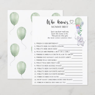 Elephant & Balloon - Wer Mami am besten kennt