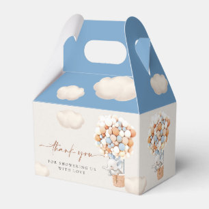 Elephant Balloons Bevorzugungsbox Geschenkschachtel