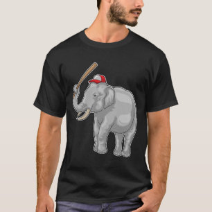 Elephant Baseball Baseball Baseball T-Shirt