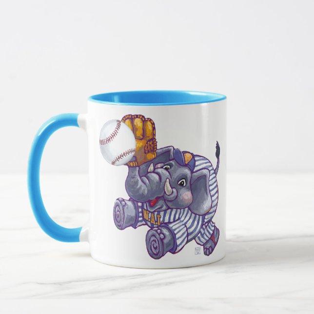 Elephant Baseball Star Tasse (Links)