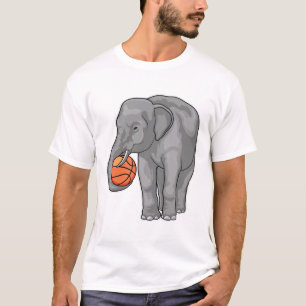 Elephant Basketball-Spieler Basketball T-Shirt