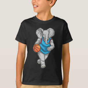 Elephant Basketball-Spieler Basketball T-Shirt