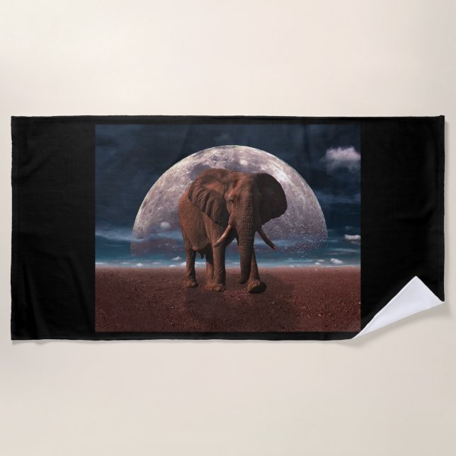 Elephant Beach Handtuch (Vorderseite)