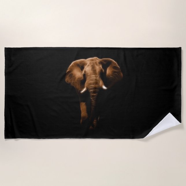 Elephant Beach Handtuch (Vorderseite)