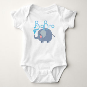Elephant Big Bro Baby Strampler