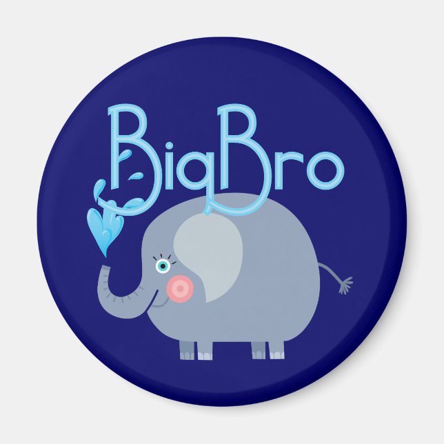 Elephant Big Bro Magnet (Vorne)