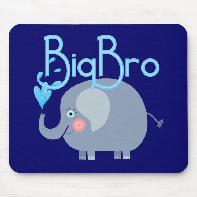 Elephant Big Bro Mousepad (Vorne)