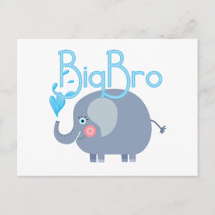 Elephant Big Bro Postkarte