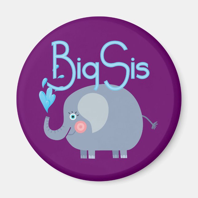Elephant Big Sis Magnet (Vorne)