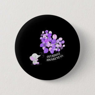 Elephant bläst Lloons Überdosis-Bewusstsein Button