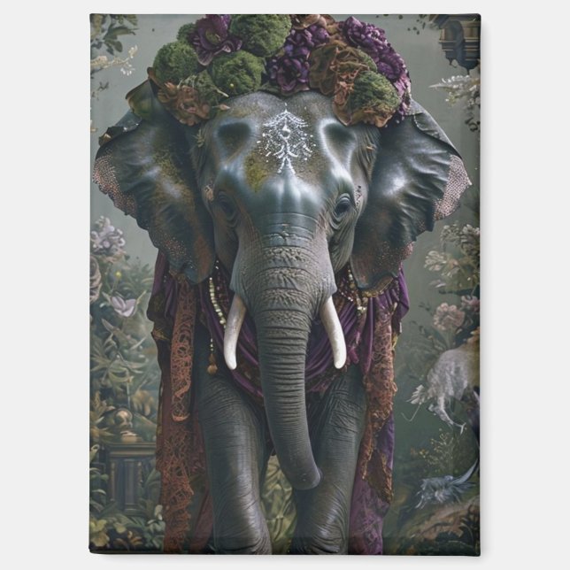 Elephant Blossom Magnet (Vorderseite)