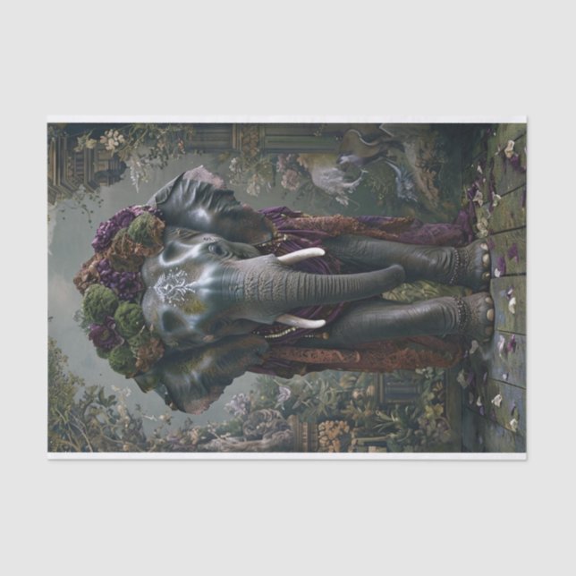 Elephant Blossom Seidenpapier (Vorderseite)