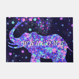 Elephant Blume Doormat - Spring Joy - Willkommen Fußmatte
