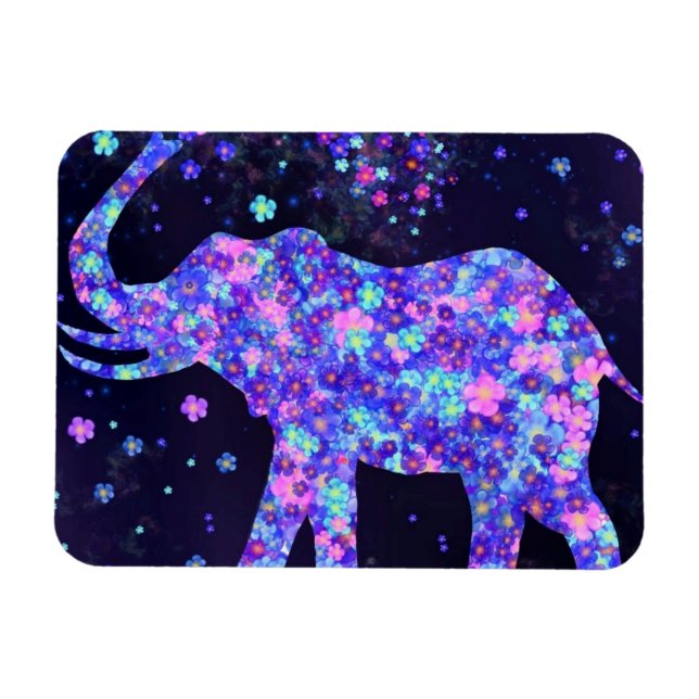 Elephant Blume Magnet - Spring Joy (Horizontal)