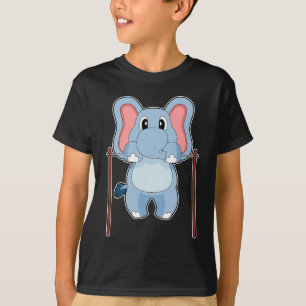 Elephant Bodybuilder Pull up Bodybuilding T-Shirt