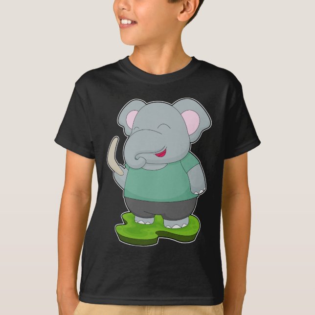 Elephant Boomerang T-Shirt (Vorderseite)