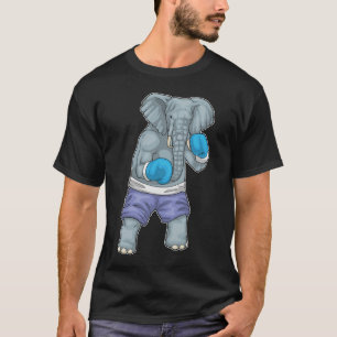 Elephant Boxer Boxhandschuhe Boxen T-Shirt