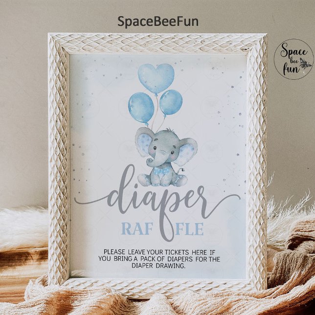 Elephant Boy Baby Shower Safari Elephant Thema Poster (elephant invitation,elephant baby shower sign,elephant boy baby shower,theme elephant,safari animals)