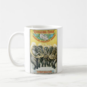 Elephant Brass Band - Vintage Show Plakat Tasse