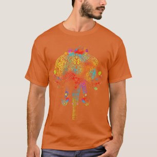 Elephant bunter Yoga T-Shirt
