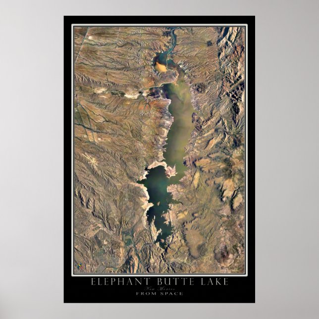 Elephant Butte Lake New Mexico Poster (Vorne)