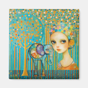 Elephant Charm Magnet