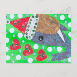 Elephant Christmas Joy Postkarte