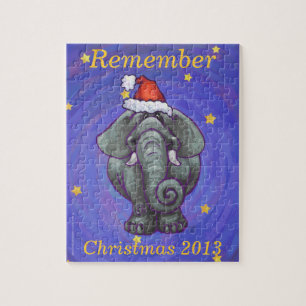 Elephant Christmas Puzzle
