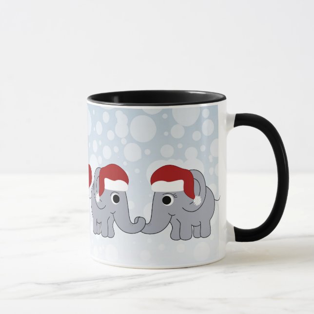 Elephant Christmas Tasse (Rechts)
