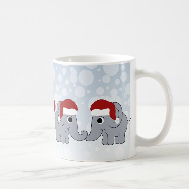 Elephant Christmas Tasse (Rechts)