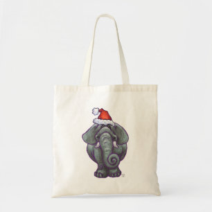 Elephant Christmas Tragetasche