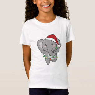 Elephant Christmas Winter Animals Elephants T-Shirt