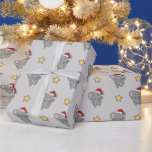 Elephant Christmas Winter Animals Elephants Wrappi Geschenkpapier<br><div class="desc">Der Elefant zu Weihnachten mit Feenlicht. Hübsche Tiere mit Geschenken und Schnee für den Urlaub. Ein süßes Weihnachtsgrüßen. Elefanten sind niedliche Tiere und perfekt zu Weihnachten.</div>