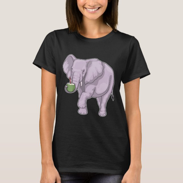 Elephant Coconut T-Shirt (Vorderseite)