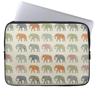 Elephant Colorful Animal Pattern Laptopschutzhülle