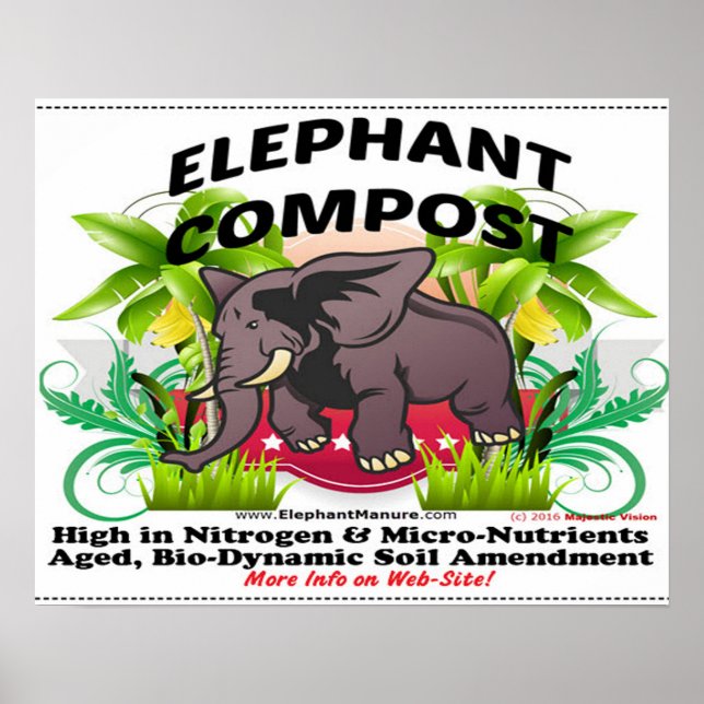 Elephant Compost Poster (Vorne)