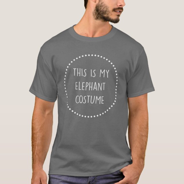 Elephant Costume T-Shirt (Vorderseite)