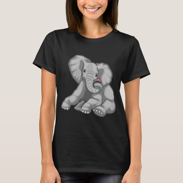 Elephant Cupcake T-Shirt (Vorderseite)