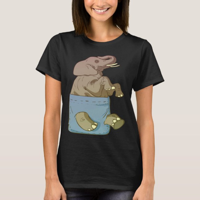 Elephant Cute Animals  for T-Shirt (Vorderseite)