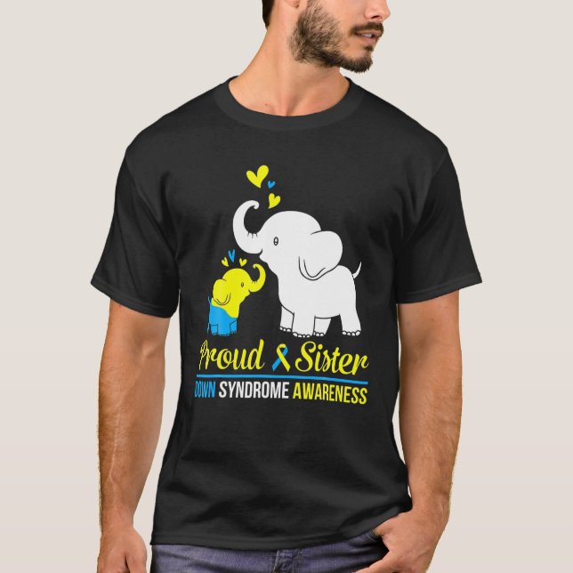 Elephant Dance Together Story Down Syndrome T-Shirt (Vorderseite)