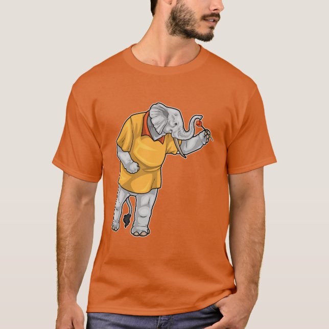 Elephant Darts Dart T-Shirt (Vorderseite)