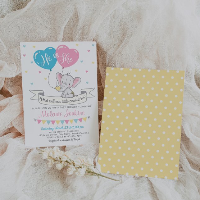 Elephant der Party Einladung (Von Creator hochgeladen)