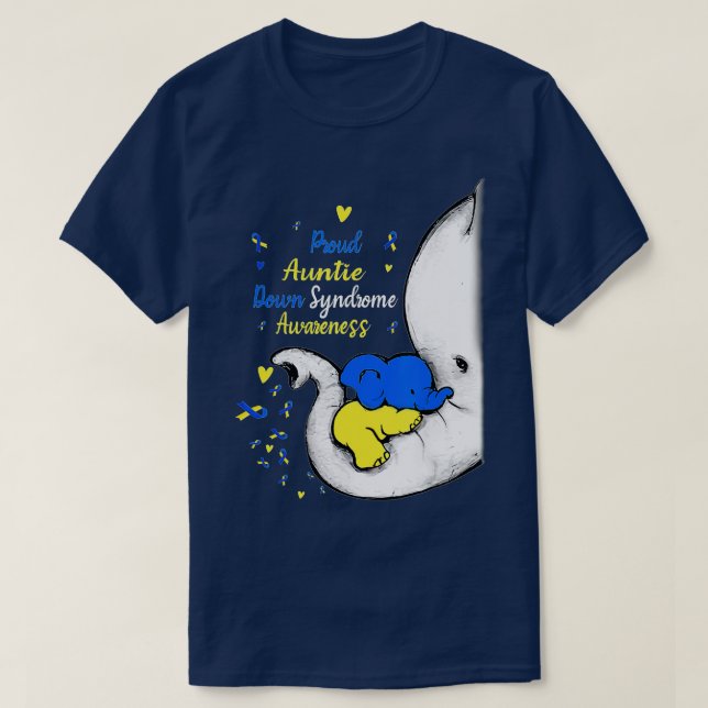 Elephant des "Stumpfes Awareness Day"-Syndroms  T-Shirt (Design vorne)
