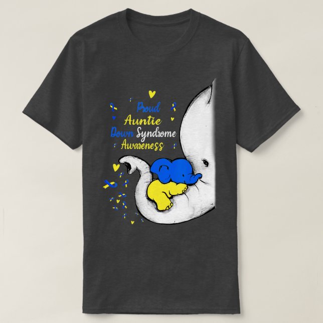 Elephant des "Stumpfes Awareness Day"-Syndroms T-Shirt (Design vorne)