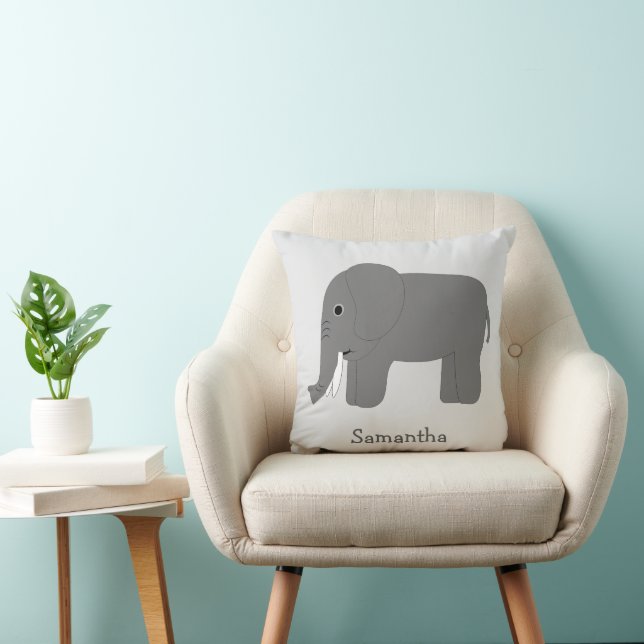 Elephant Design Personalised Kissen (Stuhl )