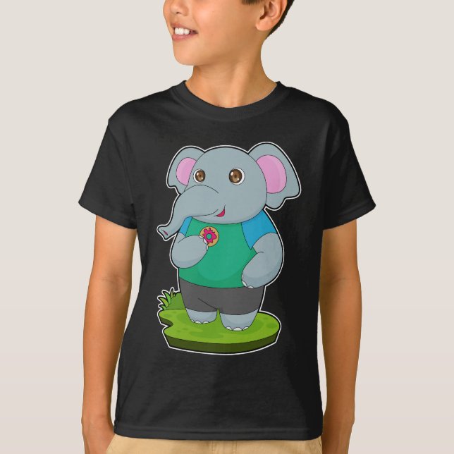 Elephant Donut T-Shirt (Vorderseite)