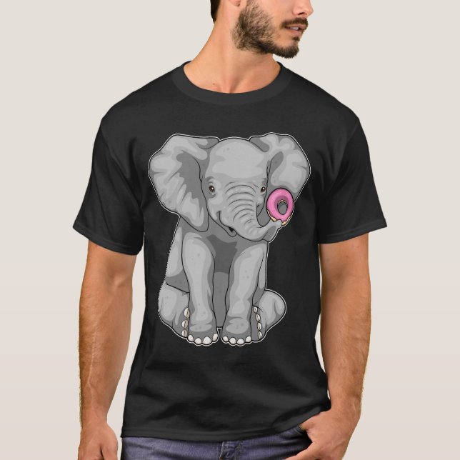Elephant Donut T-Shirt (Vorderseite)