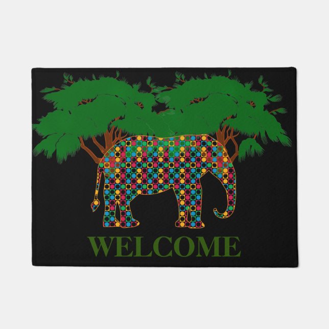 Elephant Door Mat Fußmatte (Vorderseite)