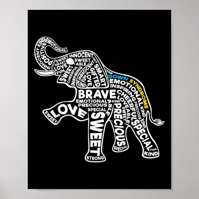 Elephant-Down-Syndrom Poster (Vorne)