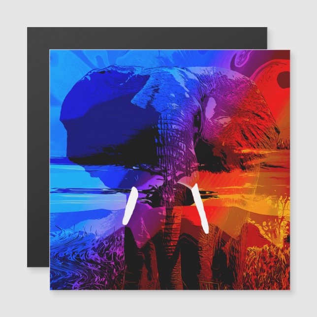 Elephant Dream Magnetkarte (Vorne/Hinten)